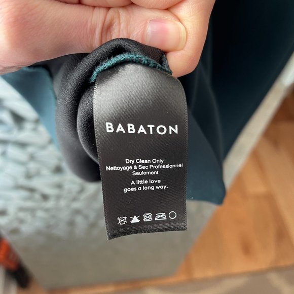 Aritzia Babaton Pencil Teal Dress - Picture 7 of 7